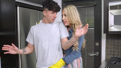 sorry son, but I'm hungry for cock