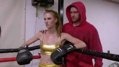 strong teen fucks on the boxing ring